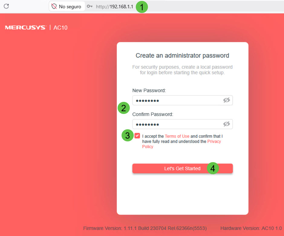 Configuración básica Router Mercusys AC10 y Administración Remota