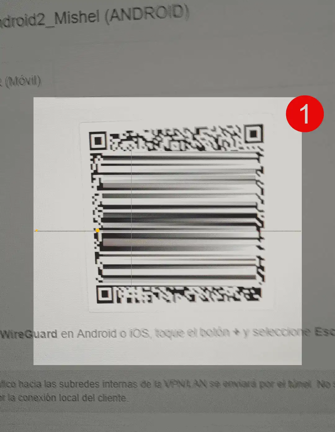 Escanear codigo QR con la camara